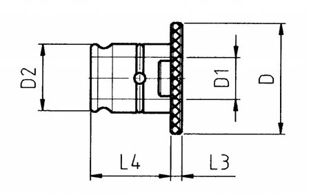 Adaptateur porte-taraud ta 1,50kg