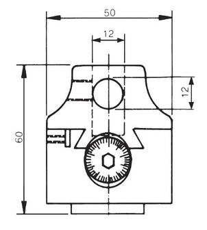 T te d&#039;al esage sans avance automatique KKC3, 75mm