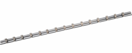 Rail pour douilles 15 clips 6,3 mm (1/4)