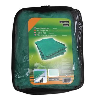 Filet de remorque maille fine 2,50x4,50M avec cordon elastique