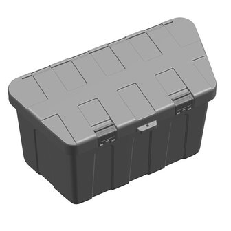 Coffre de rangement pour remorque en plastique 320x630xH355mm incl.