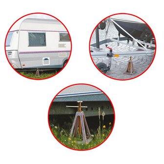 Ensemble de supports en aluminium de 4 pieces