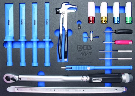 Tool Tray 3/3: Outils speciaux pour service de pneus 18 pcs