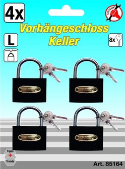 Jeu de cadenas verrouillage simultane type L 35 mm 4 pieces