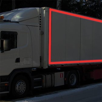 Bande reflechissante 3M rouge 50 mm/2 m
