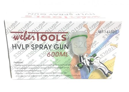 Pistolet a peinture HVLP 600 ccm