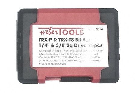 Coffret d&#039;embouts Torx Plus TRX-P &amp; TRX-TS
