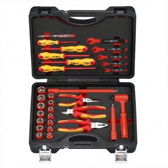 Coffret d&#039;outils isoles 1000V 31 pcs