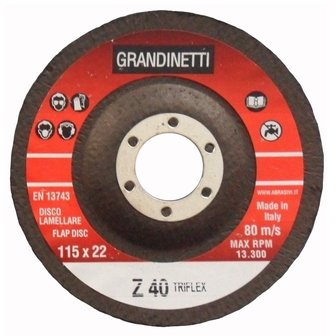 Disque a lamelles P60 115MM