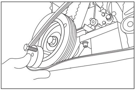 Jeu doutils pour courroies Elastiques Uni-Flex