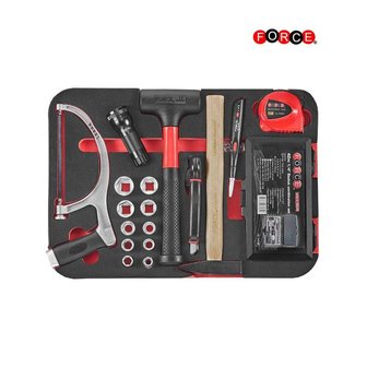 Boite a outils remplie de 107 pieces