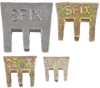 S-Fix Claws Wedges Set, 4 pi&egrave;ces.