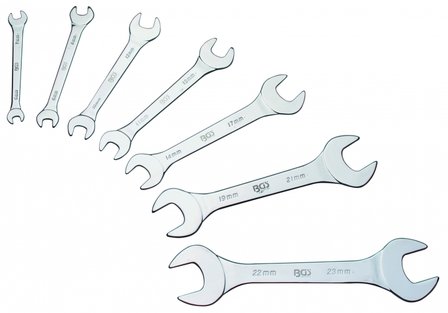 Ensemble de cles fourche, 7 pieces, 6,23 mm