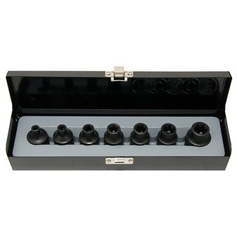 Coffret de 7 douilles a choc Torx 1/2