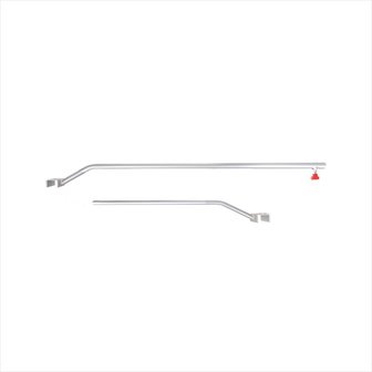 Support de bache en aluminium, extensible, 108-146 cm, pour bache de remorque