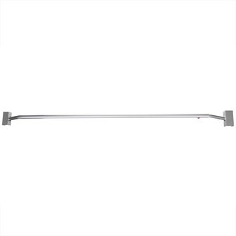 Support de bache en aluminium, extensible, 132-204 cm, pour bache de remorque