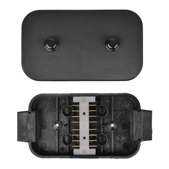 Bo&icirc;te de connexion de cables en plastique 8x4 broches connexions croisees