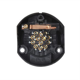Prise 13 broches PVC type Jaeger + joint caoutchouc
