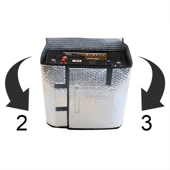 Couvercle thermique pour batteries 88Ah-92Ah