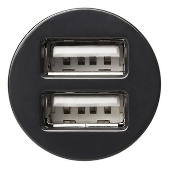 Chargeur USB mini 2 voies type A 12V/24V 3100mA