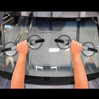 Palonnier a ventouses en aluminium avec 2 ventouses