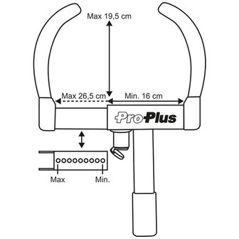 Pince de roue universelle