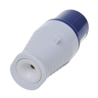 Fiche CEE 16A bo&icirc;tier demontable bleu/blanc