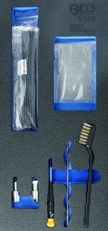 Kit d&#039;accessoires pour kit de reparation en plastique avec soudeuse gaz BGS 9388