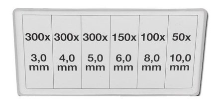 Assortiment de rondelles ouvertes 1200 pcs