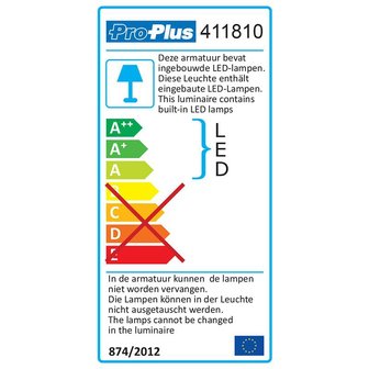 Plafonnier / luminaire de surface 12V 240lm75x18mm