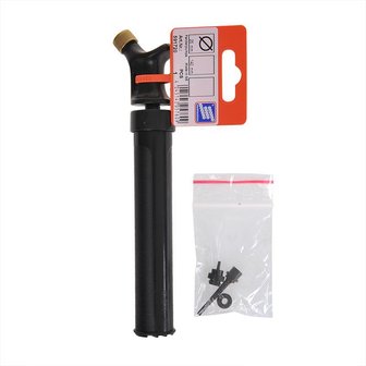 Pompe Fender, plastique, noire avec adaptateur