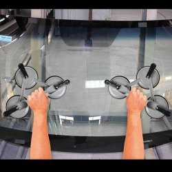 Palonnier a ventouses en aluminium avec 3 ventouses