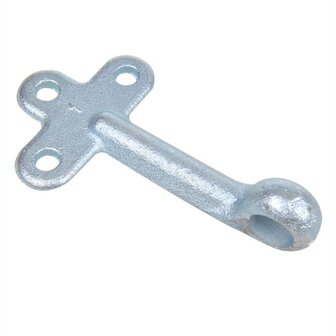 Crochet de valve n&deg; 1 gauche 170 mm avec illet a visser