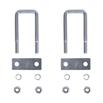 Support en U angulaire 40 mm - lot de 2 pieces