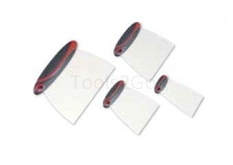 Jeu de 4 spatules carrossier inox