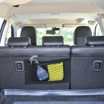 Filet de rangement elastique 40x25cm double avec fixation velcro NS-6