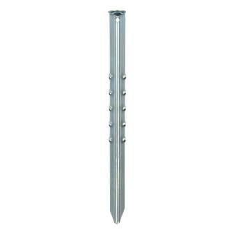 Piquet de tente 40cm metal nervure
