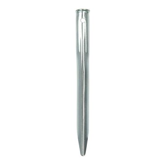 Piquet de tente 22cm metal demi-rond