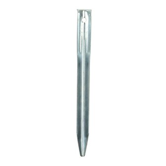 Piquet de tente 22cm metal demi-rond
