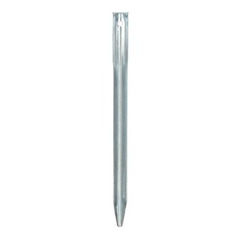 Piquet de tente 30cm metal demi-rond