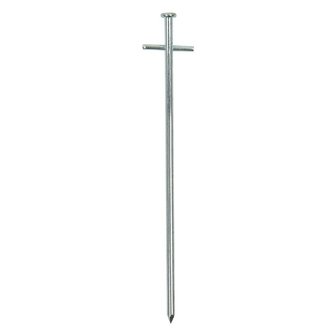 Goupille de roche 23cm en metal avec goupille transversale soudee