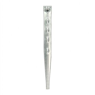 Piquet de tente 18,5cm aluminium strie