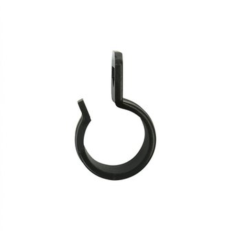 Clip de tente pour mat de tente 20-25mm avec fente noir