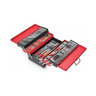 Boite a outils portable avec 5 tiroirs complets 187 pcs