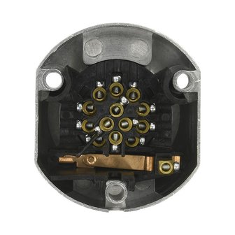 Prise metallique 13 broches type Jaeger sous blister