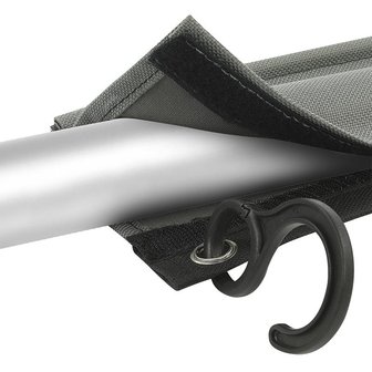 Porte-manteau universel avec tendon et velcro