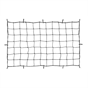 Filet extensible pour coffre et remorque 90x150cm avec crochets en plastique