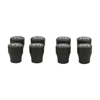 Bouchons de valve de marquage de pneu - ensemble de 8 pcs