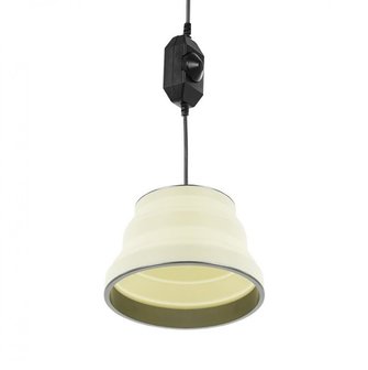 Lampe suspendue LED pliable blanc 15cm