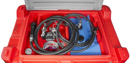 Cuve diesel rouge pe 400 litres + 50 litres adblue, pompe diesel 12 v